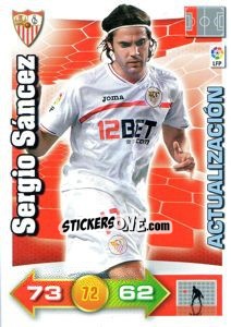 Figurina Sergio Sánchez - Liga BBVA 2010-2011. Adrenalyn XL - Panini