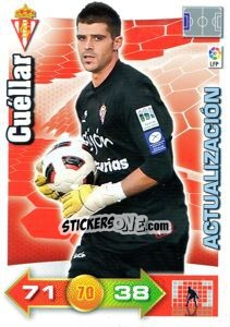 Sticker Cuéllar - Liga BBVA 2010-2011. Adrenalyn XL n. 438 - Panini