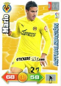 Figurina Mario - Liga BBVA 2010-2011. Adrenalyn XL - Panini