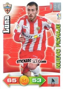 Sticker Luna - Liga BBVA 2010-2011. Adrenalyn XL n. 443 - Panini