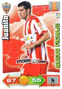 Sticker Juanito - Liga BBVA 2010-2011. Adrenalyn XL n. 444 - Panini