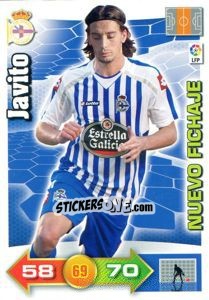 Sticker Javito - Liga BBVA 2010-2011. Adrenalyn XL n. 450 - Panini