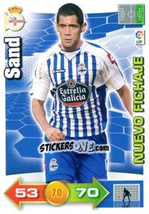 Figurina Sand - Liga BBVA 2010-2011. Adrenalyn XL - Panini