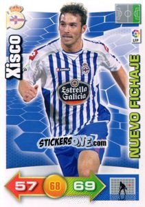 Sticker Xisco - Liga BBVA 2010-2011. Adrenalyn XL - Panini