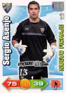 Sticker Sergio Asenjo - Liga BBVA 2010-2011. Adrenalyn XL n. 456 - Panini