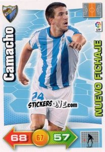 Sticker Camacho - Liga BBVA 2010-2011. Adrenalyn XL - Panini