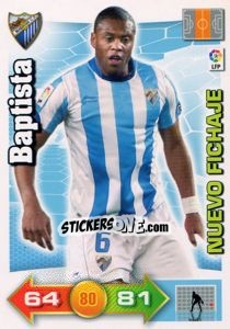 Sticker Baptista - Liga BBVA 2010-2011. Adrenalyn XL n. 460 - Panini