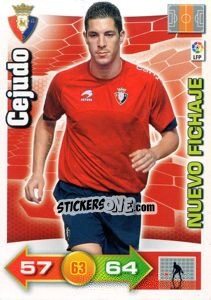 Sticker Cejudo - Liga BBVA 2010-2011. Adrenalyn XL n. 462 - Panini