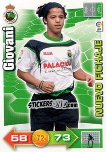 Sticker Giovani Dos Santos - Liga BBVA 2010-2011. Adrenalyn XL n. 464 - Panini