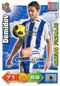 Sticker Demidov - Liga BBVA 2010-2011. Adrenalyn XL n. 465 - Panini