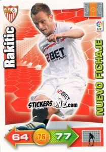 Sticker Rakitic - Liga BBVA 2010-2011. Adrenalyn XL - Panini