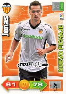 Sticker Jonás - Liga BBVA 2010-2011. Adrenalyn XL - Panini