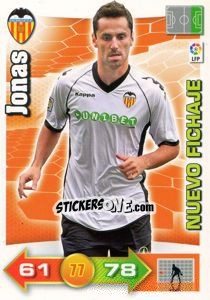 Cromo Jonás - Liga BBVA 2010-2011. Adrenalyn XL - Panini