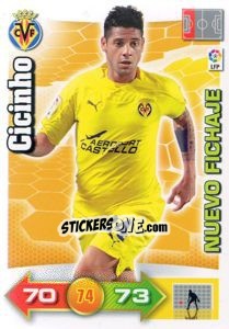 Sticker Cicinho - Liga BBVA 2010-2011. Adrenalyn XL n. 470 - Panini