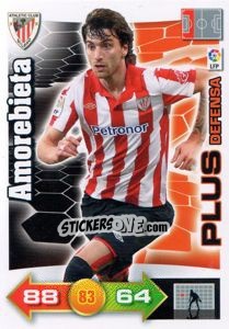 Figurina Amorebieta - Liga BBVA 2010-2011. Adrenalyn XL - Panini