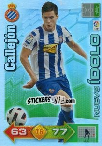 Sticker Callejón - Liga BBVA 2010-2011. Adrenalyn XL n. 482 - Panini