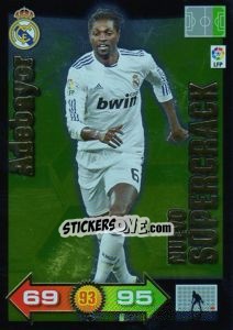 Sticker Adebayor - Liga BBVA 2010-2011. Adrenalyn XL n. 488 - Panini
