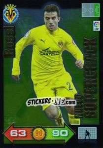 Sticker Giuseppe Rossi - Liga BBVA 2010-2011. Adrenalyn XL n. 489 - Panini