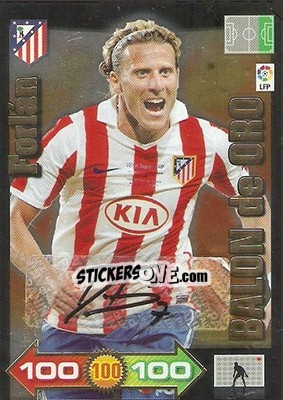 Cromo Forlán - Liga BBVA 2010-2011. Adrenalyn XL - Panini