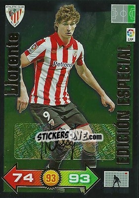 Cromo Fernando Llorente - Liga BBVA 2010-2011. Adrenalyn XL - Panini