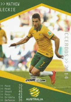 Cromo Mathew Leckie - Football Australia Trading Cards 2014-2015 n. 175 - Tap'N'Play