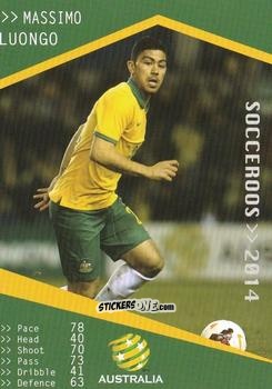 Figurina Massimo Luongo - Football Australia Trading Cards 2014-2015 n. 174 - Tap'N'Play