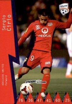 Cromo Sergio Cirio - Football Australia Trading Cards 2014-2015 n. 2 - Tap'N'Play