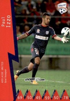 Cromo Paul Izzo - Football Australia Trading Cards 2014-2015 n. 8 - Tap'N'Play
