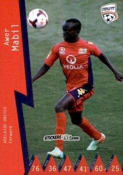 Sticker Awer Mabil - Football Australia Trading Cards 2014-2015 n. 9 - Tap'N'Play