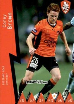 Cromo Corey Brown - Football Australia Trading Cards 2014-2015 n. 14 - Tap'N'Play