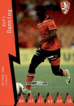 Cromo Kofi Danning - Football Australia Trading Cards 2014-2015 n. 16 - Tap'N'Play