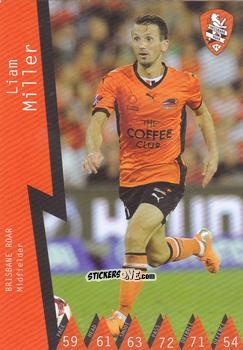 Cromo Liam Miller - Football Australia Trading Cards 2014-2015 n. 21 - Tap'N'Play