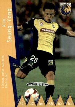 Figurina Seung Yong Kim - Football Australia Trading Cards 2014-2015 n. 41 - Tap'N'Play
