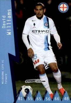 Cromo David Williams - Football Australia Trading Cards 2014-2015 n. 45 - Tap'N'Play