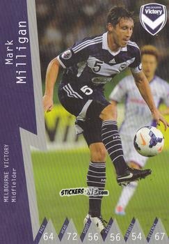 Sticker Mark Milligan - Football Australia Trading Cards 2014-2015 n. 61 - Tap'N'Play