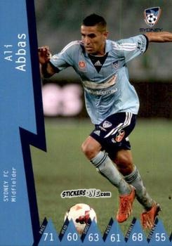 Figurina Ali Abbas - Football Australia Trading Cards 2014-2015 n. 92 - Tap'N'Play