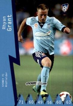 Figurina Rhyan Grant - Football Australia Trading Cards 2014-2015 n. 100 - Tap'N'Play
