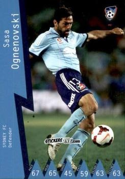 Figurina Sasa Ognenovski - Football Australia Trading Cards 2014-2015 n. 101 - Tap'N'Play