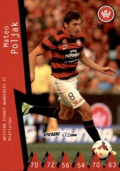 Cromo Mateo Poljak - Football Australia Trading Cards 2014-2015 n. 129 - Tap'N'Play