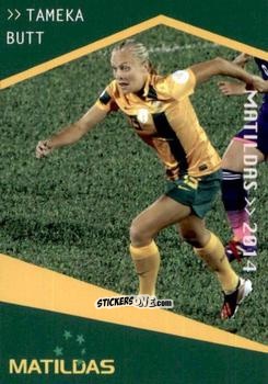 Sticker Tameka Butt - Football Australia Trading Cards 2014-2015 n. 137 - Tap'N'Play