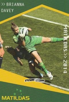 Figurina Brianna Davey - Football Australia Trading Cards 2014-2015 n. 140 - Tap'N'Play