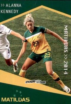 Figurina Alanna Kennedy - Football Australia Trading Cards 2014-2015 n. 146 - Tap'N'Play