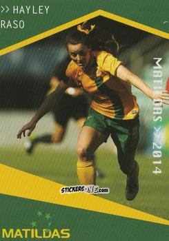 Sticker Hayley Raso - Football Australia Trading Cards 2014-2015 n. 151 - Tap'N'Play