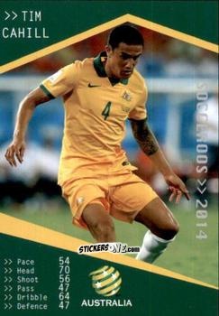 Figurina Tim Cahill - Football Australia Trading Cards 2014-2015 n. 154 - Tap'N'Play