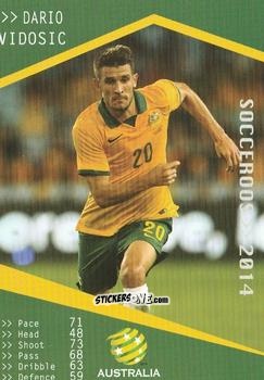 Sticker Dario Vidosic - Football Australia Trading Cards 2014-2015 n. 166 - Tap'N'Play