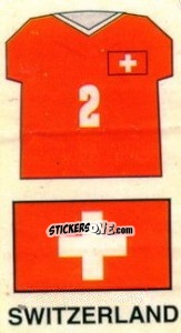 Sticker Switzerland - Sport Football '94 USA n. 2 - NO EDITOR