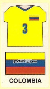 Sticker Colombia - Sport Football '94 USA - NO EDITOR