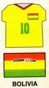Sticker Bolivia - Sport Football '94 USA n. 10 - NO EDITOR