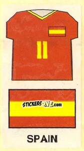 Sticker Spain - Sport Football '94 USA n. 11 - NO EDITOR