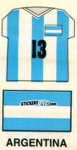Sticker Argentina - Sport Football '94 USA n. 13 - NO EDITOR